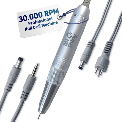 MiShiny 30.000RPM Professional Nail Drill Machine - Hand Drill for Nails - Replacement Nail Drill Handpiece Compatible with KUPA KP55, KP60, KP5000, MeDi Pro 20k, UP200