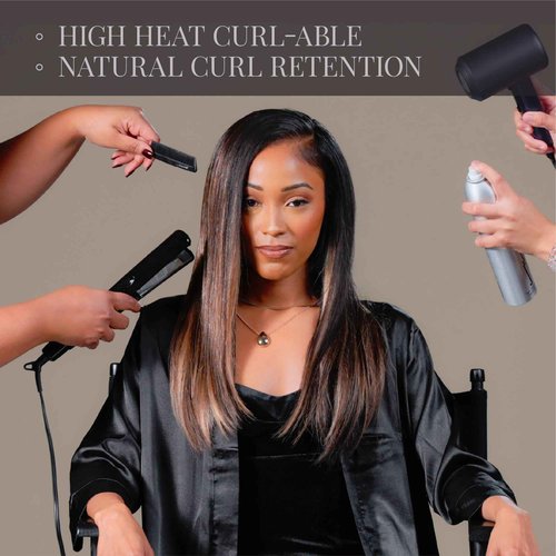 Sensationnel Empire yaki human hair - Tangle Free Weaving for Quick Weave and Sew in Styles for Faux Highlights and Fauxmiddlepart Leave Out - 1 Pack (18 inch, 30 LIGHTAUBURN)