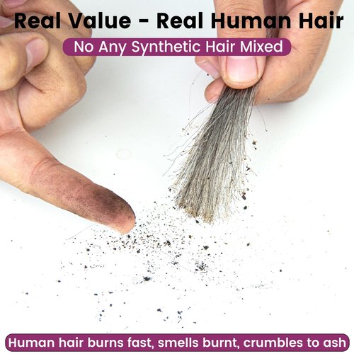 Topnormantic Human Braiding Hair for Boho Braids,Deep Curly Bulk Salt and Pepper Human Hair 100g 2 Bundles/Pack Brazilian Virgin Hair No Weft Wet and Wavy Gray Hair Extensions for Black Women 18 Inch