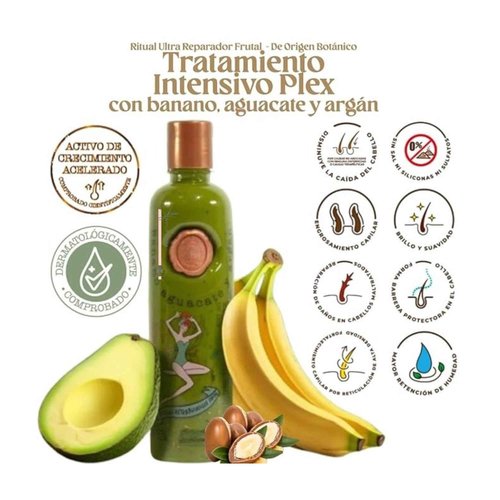 Ritual Botánico Keratina Orgánica | Treatment to Straighten, Repair and Relax Hair | All Natural, Organic & Vegan Ingredients | Product of Colombia | 4 Piece Kit