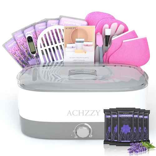 Achzzy Paraffin Wax Machine for Hands and Feet, 4000ml Paraffin Bath, Paraffin Wax Warmer with Refills, Fast Wax Meltdown, Precision Temperature Control