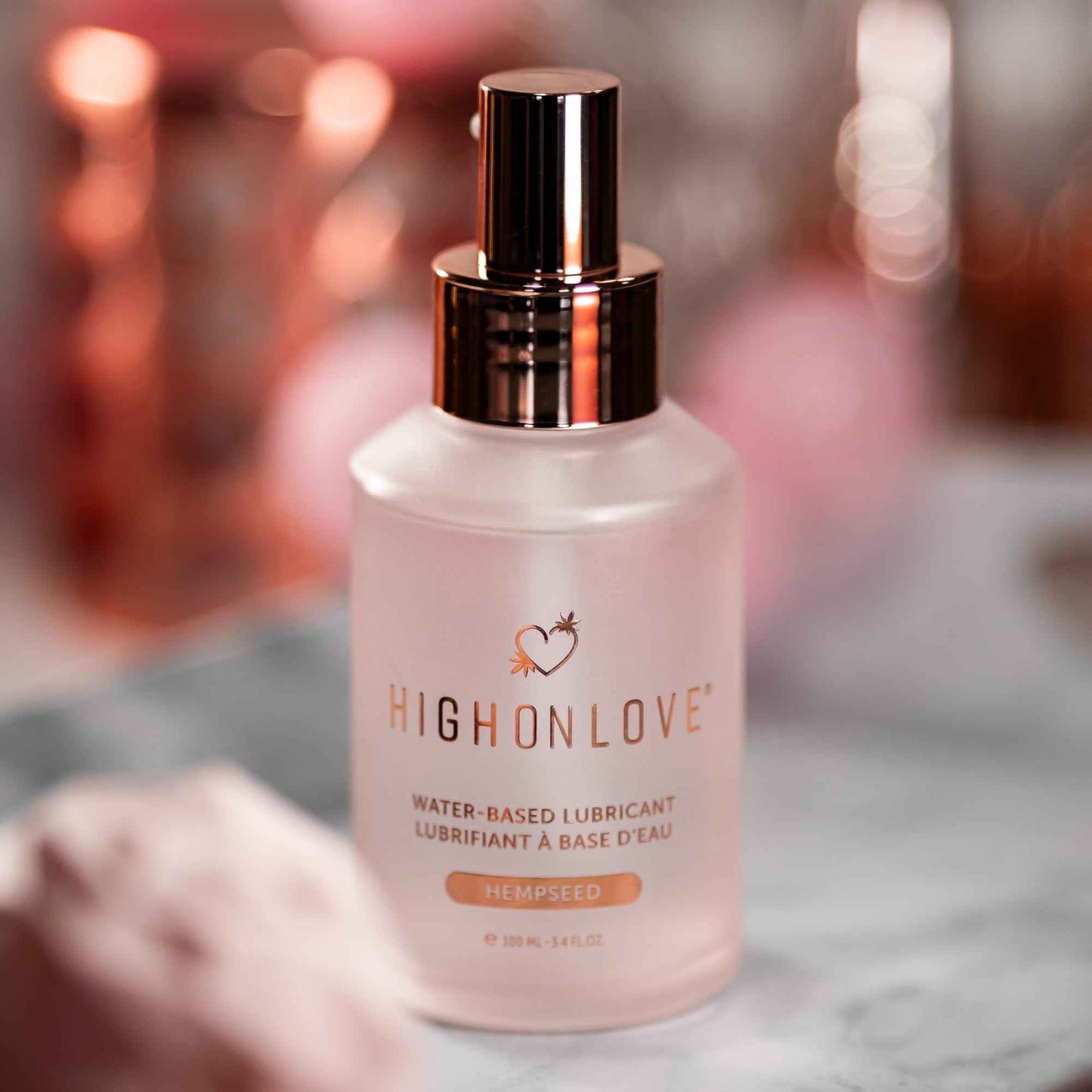 HIGHONLOVE Water Based Moisturizer - Feminine Care Personal Moisturizer for Women - An All Natural, Water Based, Gentle Formula for Dryness Relief - Vegan & Cruelty Free by High On Love (100 ml)