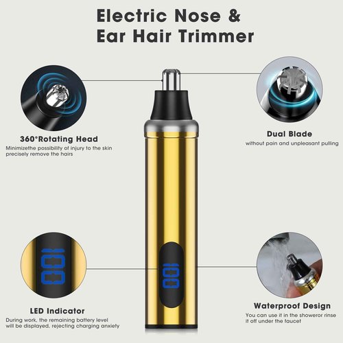 Karrte Professional Hair Clippers and Trimmer Set for Men, T-Shaper Trimmer & Foil Shaver, Nose & Ear Hair Trimmer, Cordless Clippers and Grooming Set, Hair Cutting Kit