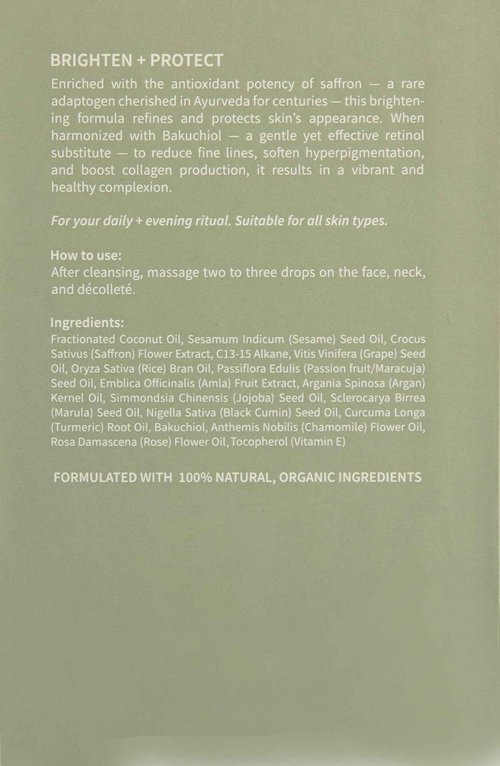 Arkhelm Bakuchiol and Saffron Face Serum - Cruelty-Free Organic Daily Facial Serum for Sensitive, Combination to Oily Skin - 30ML / 1 OZ. Vegan Calming Serum Facial for Brightening and Protection