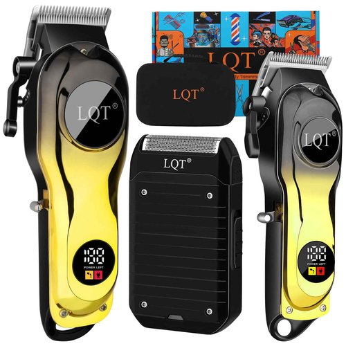 LQT Hair Clipper Set Professional Hair Trimmer Electric Foil Shaver Razor for Men Haircutting Machine for Barber Clippers and Trimmers Grooming Kit Nose Body Hair Trimmer