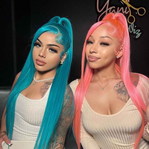 Blonde Lace Front Wigs Human Hair, 28inch 13x4 Blonde Wig Human Hair, 613 Lace Front Wig Human Hair, 100% Human Hair Wig, 180% Density Premium 613 HD Lace Frontal Wig Pre Plucked with Baby Hair