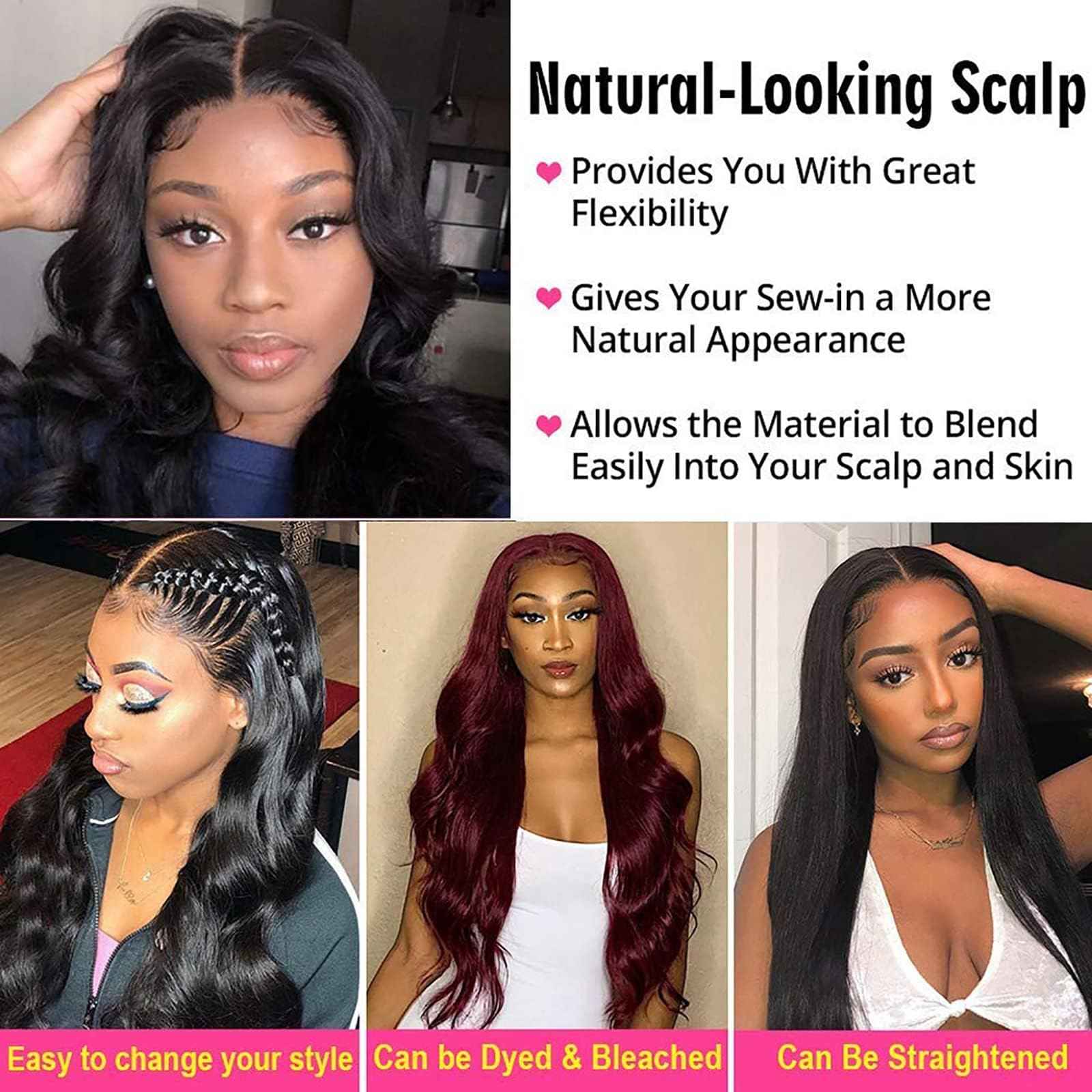 4x4 Lace Front Wigs Human Hair Pre Plucked with Baby Hair 150% Density 20 Inch Body Wave Brazilian Virgin Frontal Human Hair Wigs 4x4 Glueless HD Lace Closure Wig Human Hair for Women