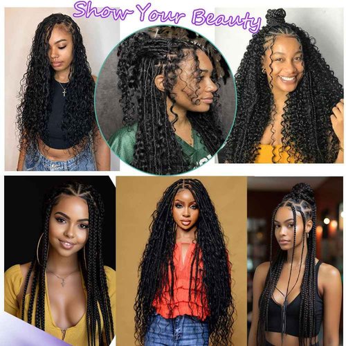 ZFY Human Braiding Hair 150g 22 Inch Deep Wave Bulk Human Hair for Braiding Boho Braids 100% Unprocessed Brazilian Virgin Human Hair Extensions No Weft 3 Bundle/Pack Dark Brown