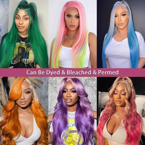 SWOTHEW 613 13x6 HD Lace Front Wig Human Hair 200 Density 613 Lace Front Wig Human Hair Blonde Wig Straight Lace Frontal Wig Human Hair Pre Plucked 24 Inch