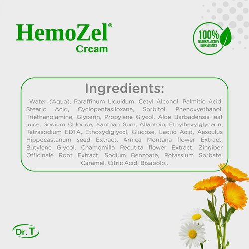 Dr. T HemoZel Cream – Targets Visible Veins, Skin Irritation, Rashes, Bruises & Dryness – Lightweight, Fast-Absorbing & Non-Greasy Formula – Soothes & Moisturizes – 1.38 oz (3 Pack)