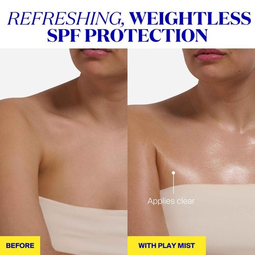 Supergoop! Unseen Sunscreen (1.7 oz) + Two (2) PLAY Antioxidant Body Mist SPF 50 (3 oz) - 3 Items Total - Broad Spectrum Body & Face Sunscreen Recommended for Sensitive Skin