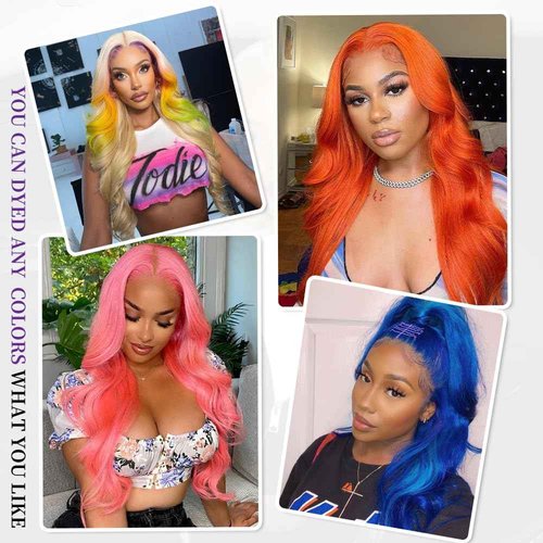 SEMANK 613 Lace Front Wig Human Hair 200 Density Blonde Wig Human Hair Body Wave 13x6 Lace Front Wigs Human Hair Pre Plucked Blonde HD Lace Frontal Wig 28 Inch