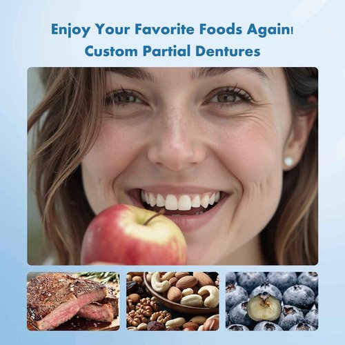Custom Removable Dentures – Personalized Partial Denture Set for Tooth Replacement | 1–Multi-Tooth Coverage with Storage Case | Comfortable Wear for teeth (1 Tooth)
