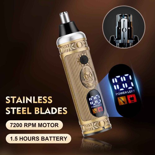 Karrte Upgraded Men’s Grooming Kit Professional Hair Clippers and Shaver for Men,Electric Razor and Nose Trimmer Set,Gifts for Men