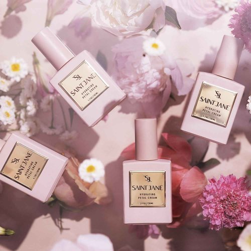 SAINT JANE - Hydrating Petal Cream (Hyaluronic Acid + Vitamin C Daily Moisturizer) | Luxury, Floral-Infused, Clean Skincare (1.7 oz | 50 ml)