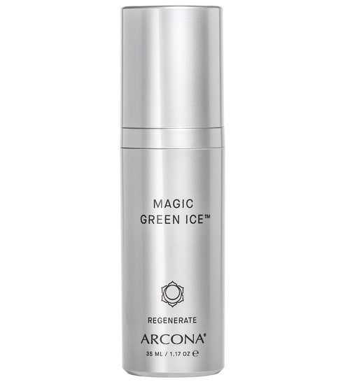 ARCONA Magic Green Ice for Aging Skin - Glycerin, Meadowfoam Seed Oil, Aloe, Lavender, Crocus Chrysanthus Bulb Extract 1.17 oz. Made In The USA
