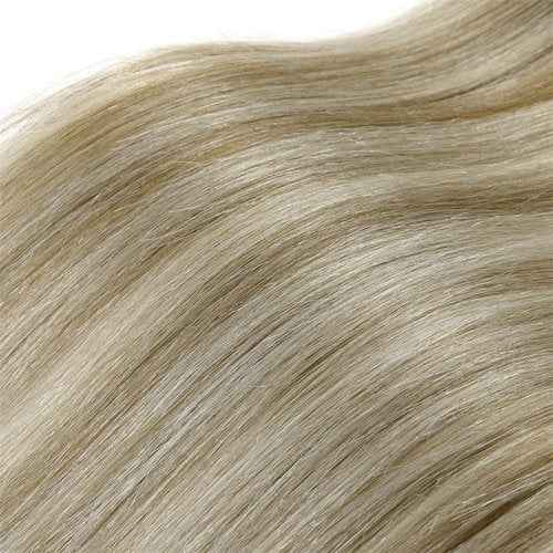 Dokksiiia Ombre Human Hair Bundles P27613 Highlight Honey Blonde and Blonde Mix Straight Weave Bundles Double Weft Brazilian Human Hair Sew-In Extensions Soft & Thick for Women 22 24 26 Inch