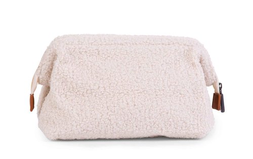 Childhome Baby Necessities Toiletry Bag, Baby Zipper Travel Toiletry Bag, Makeup Travel Pouch, Baby Essentials Must Haves, Teddy Off White
