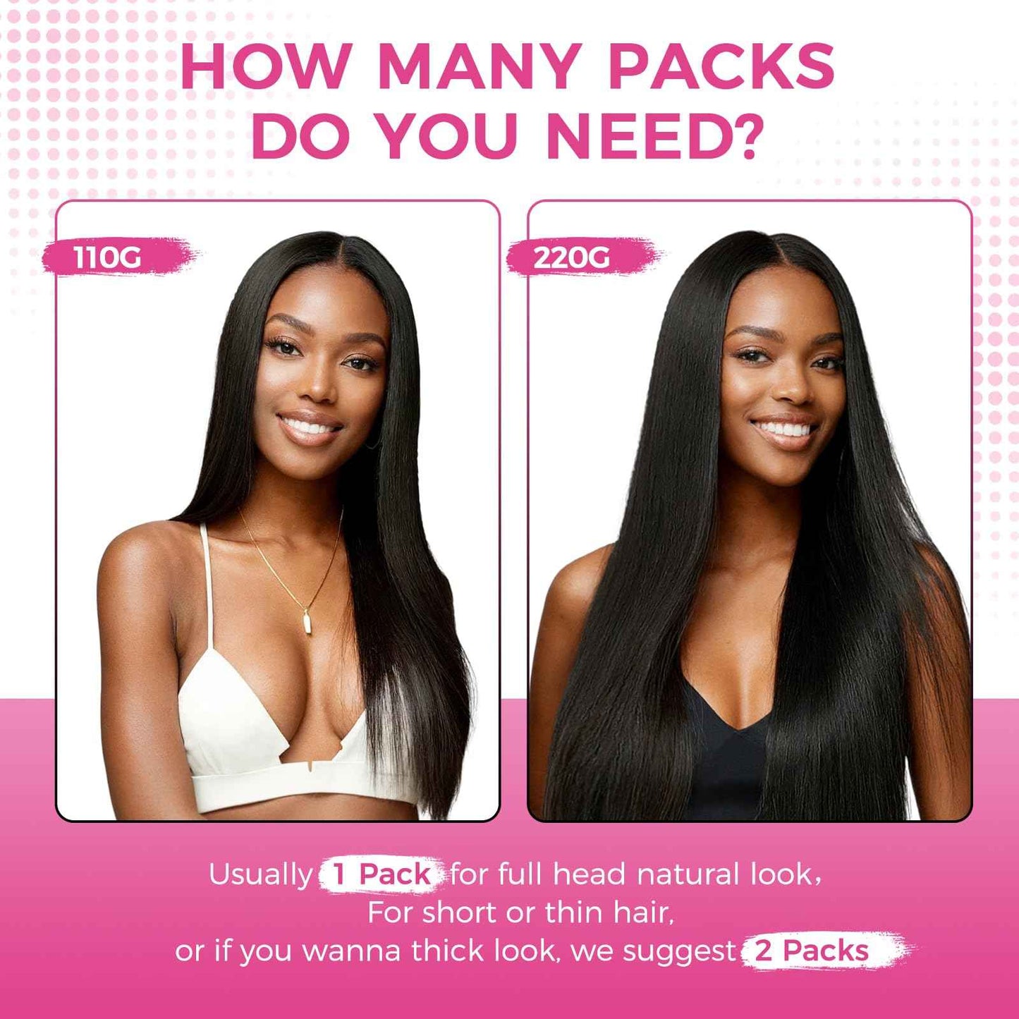 Lashey Genius Weft Hair Extensions Human Hair Natural Black Yaki Straight 7pcs 110g 14 Inch Hair Extensions Real Soft Thin Weft Clip ins for Women