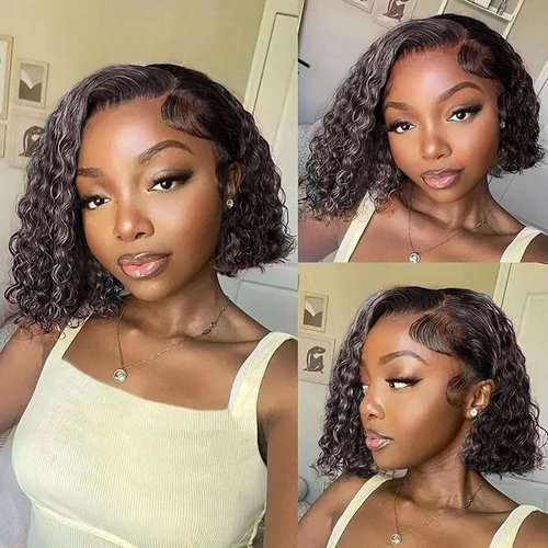 Fabimiya P4/GREY Human Hair Bundles 18 20 22 inch Jerry Curly Wave Human Hair Bundles Highlight Chocolate Grey Unprocessed Soft Sewn In Hair with Double Weft for Black Women