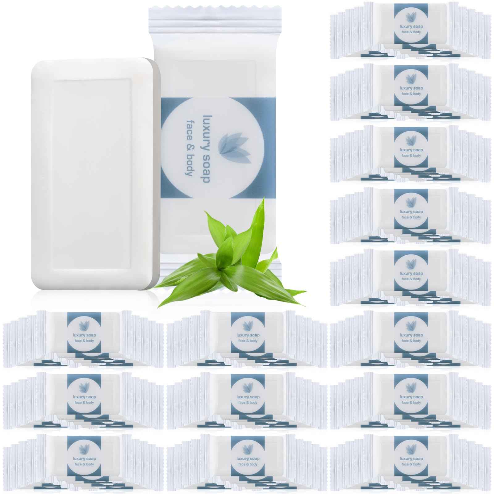 Kacctyen 1000 Pcs 0.35oz Mini Bar Soap Bulk Individually Wrapped Bulk Hand Hotel Soap Bars Travel Size Toiletries for Hospitality Guest Bathroom Vacation Rentals