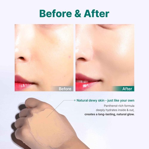 TROIAREUKE Aesthetic BB Cream H+ Formula SPF40+ PA++, Lightweight Blemish Balm, Tinted Moisturizer with Medium Coverage, Lasting Foundation Makeup Base for Dry Skin | Korean Beauty Makeup