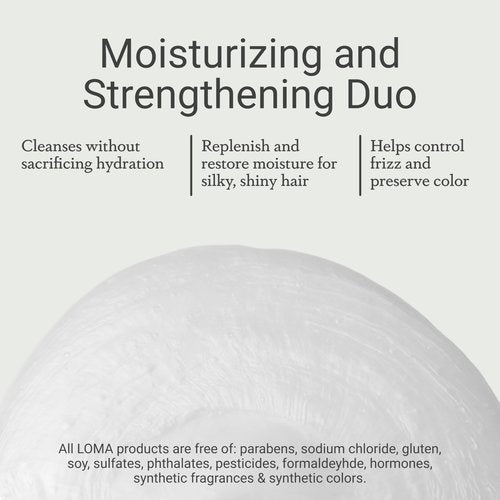 Loma Hair Care Moisturizing Shampoo & Treatment Duo