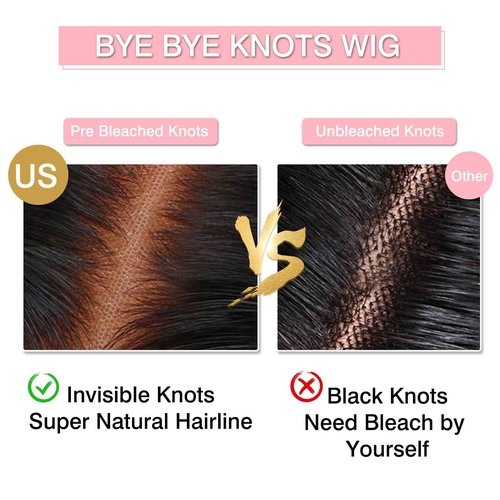 Nsvnsv 13x6 Deep Wave Lace Front Wigs Human Hair HD Full Lace Frontal Wigs Pre Plucked Bleached Knots 180% Density Deep Curly Human Hair Wig Natural Color 26Inch