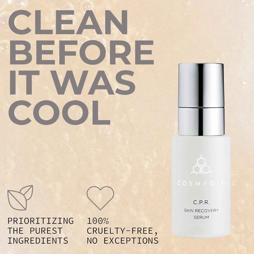 COSMEDIX CPR Skin Recovery Face Serum - Firming & Hydrating Facial Serum for Fine Lines, Wrinkles & Redness - Daily Facial Skincare Products for Sensitive & Dry Skin, Moisturized & Natural Glow