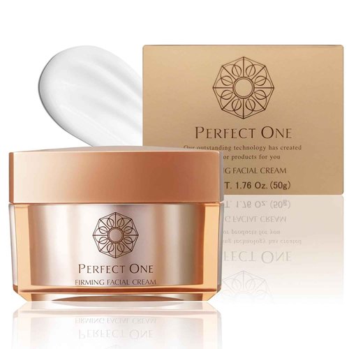 PERFECT ONE Firming Face Cream – Anti-Aging Collagen Moisturizer with Hyaluronic Acid, Niacinamide, and Squalane for firmer, brighter hydrated skin – All-in-One Skin Tightening Facial & Eye Cream, 50g