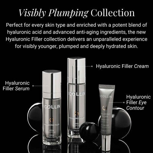 G.M. COLLIN Hyaluronic Filler Eye Contour | Revitalizing Anti-Aging Eye Cream for Visibly Reducing Wrinkles | With Hyaluronic Acid and Caffeine