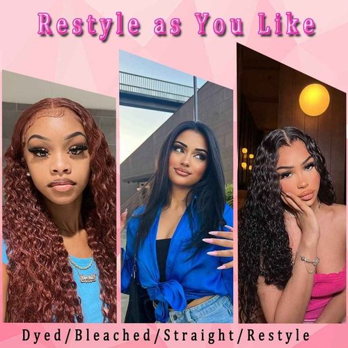 Water Wave Hair Bundles 100% Unprocessed Brazilian Virgin Weave 3 Bundles Human Hair 10 12 14 Inch Wet and Wavy Bundles Human Hair…