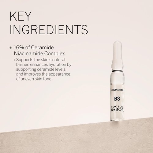 Doctor BABOR Barrier Protect Ampoules Serum | Strengthened Skin Protection Barrier | With Ceramides and Niacinamide | For Dry and Stressed Skin | Radiant and Balanced Skin | Vegan | 7 x 2 ml