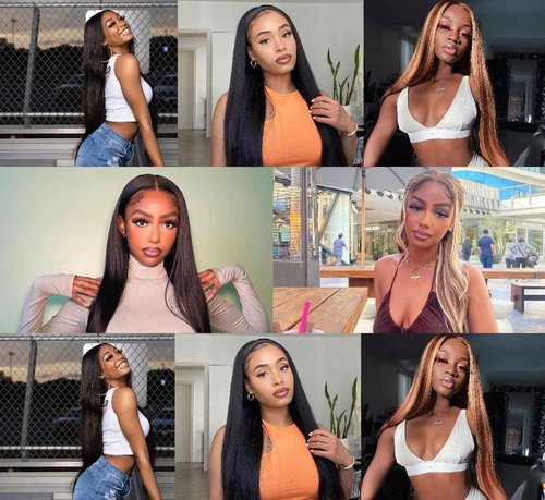 Straight 13x4 Hd Lace Frontal Frontal Hd Lace Pre Plucked Natural Hairline Virgin Brazilian Human Hair Free Part 150% Density Swiss Lace Frontal Closure Natural Black Color