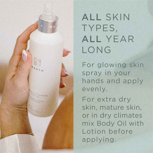 ZENTS Body Lotion and Cashmere Oil Set (Earth), Anti-Aging Probiotic Lotion, Soften and Moisturize Skin with Organic Coconut Oil, Moisturize and Nourish Dry Skin, Powerful Healing Duo