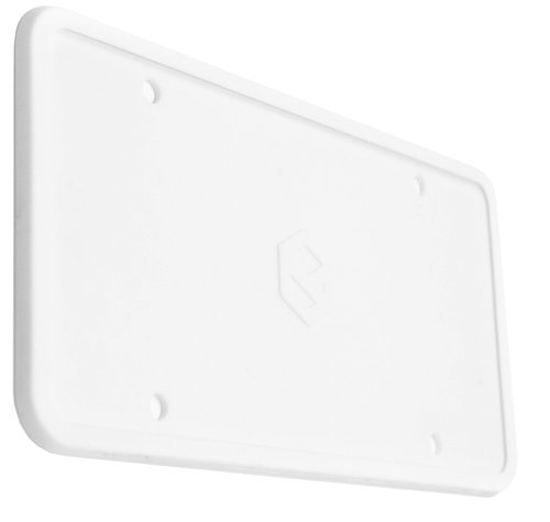 Rightcar Solutions Silicone License Plate Frame | The Original Premium Grade Silicone Car Plate Frame | Rust Proof, Rattle Proof, Weather Proof License Plate Holder (White)