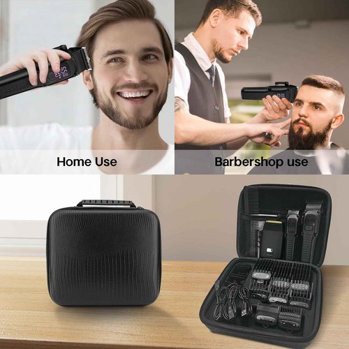 Saoilli Hair Clippers for Men Professional,Cordless Beard Trimmer Hair Trimmer for Men Set,Electric Shavers Rechargeable,Barber Clippers for Haircut Grooming,Razor with Case
