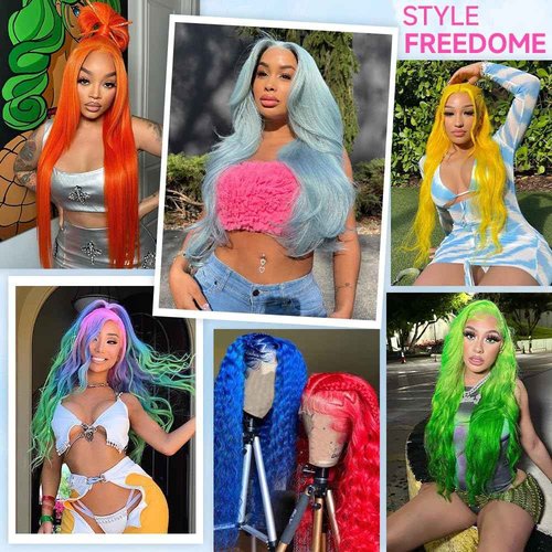 JINNOO 30 Inch 613 13x6 Lace Front Wig Human Hair 200 Density Blonde Wig Human Hair 613 HD Lace Frontal Wig Body Wave Lace Front Wig Pre Plucked Glueless Blonde Wigs