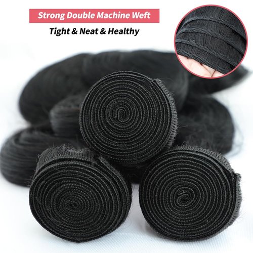 12A Brazilian Body Wave Human Hair 3 Bundles 18 20 22 Inch 100% Unprocessed Brazilian Virgin Human Hair Weave Bundles Body Wave Hair Extensions Natural Color