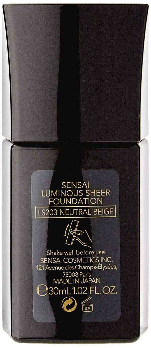 Sensai Luminous Sheer Foundation Spf15 30ml 203 Neutral Beige