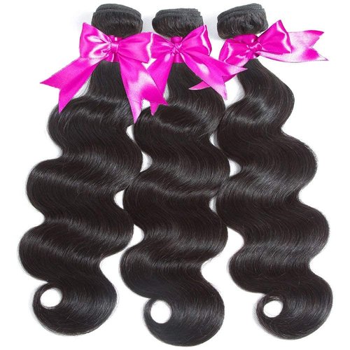 Flady Body Wave 3 Bundles Human Hair 18 20 22 Inch 100% Unprocessed 12A Human Hair Bundles Body Wave 3 Bundles Human Hair Weave Body Wave Human Hair Extensions Natural Color