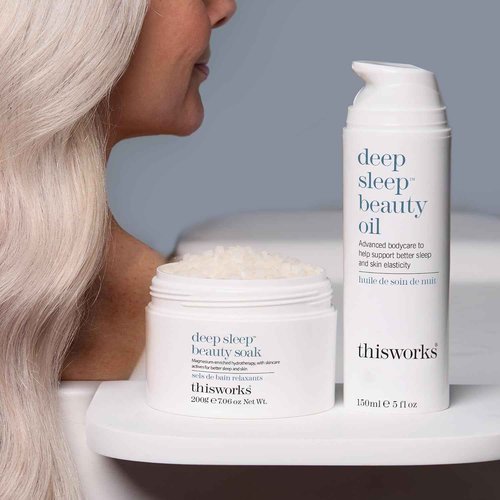 This Works Deep Sleep Beauty Oil – Clinically Proven Nighttime Treatment with Bakuchiol & Botanical Oils, Improves Skin Elasticity & Barrier Function, 5 Fl Oz