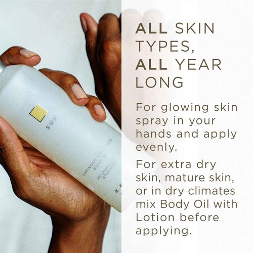 ZENTS Body Lotion and Cashmere Oil Set (Sun), Anti-Aging Probiotic Lotion, Soften and Moisturize Skin with Organic Coconut Oil, Moisturize and Nourish Dry Skin, Powerful Healing Duo