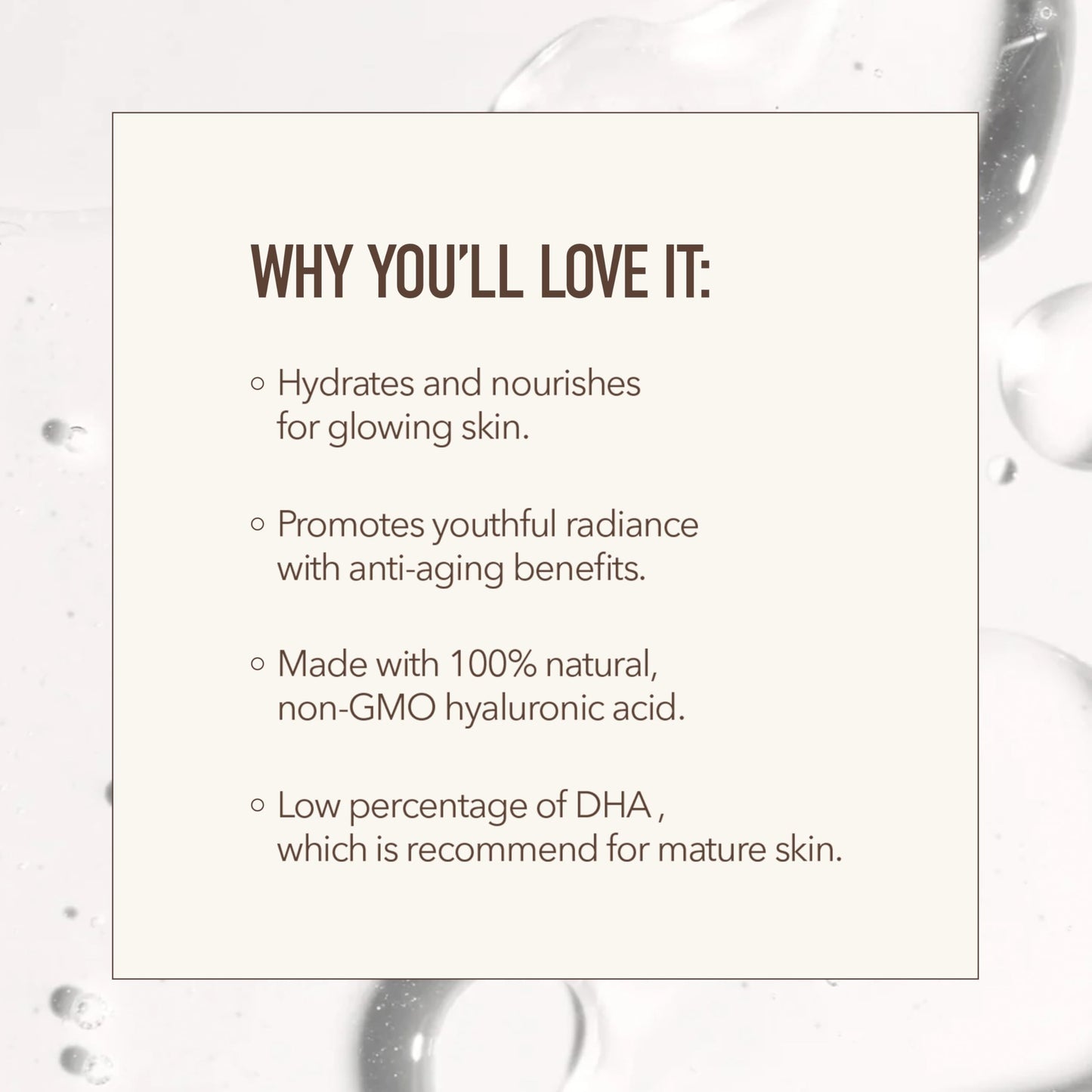 Nuda Cloudserum Hyaluronic Self Tanning Serum, Fast Drying, Streak Free Gradual Tan, Infused with Hyaluronic Acid, White Tea & Aloe Vera, Non-Transfer, Hydrating Sunless Tanner, Vegan, 1.0 Oz