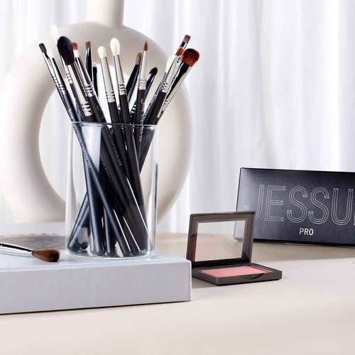 Jessup Eye Makeup Brushes Set Professonal 28pcs Premium Synthetic Eyeshadow Brush Eyeliner Brush Eyebrow Brush Blending Brush for Makeup Black T341