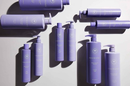 Innersense Organic Beauty - Natural Bright + Balanced Purple Toning Shampoo + Conditioner Value Duo | Non-Toxic, Cruelty-Free, Vegan Haircare (10 fl oz | 295 ml)