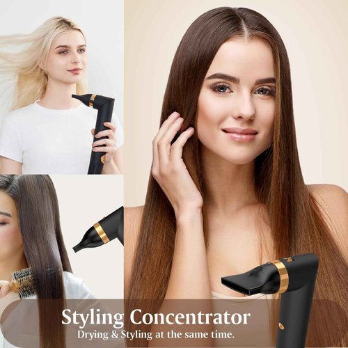 Air Styler 5-in-1 Hair Dryer Brush – 110,000RPM High-Speed Motor, Auto Curl, Volumizer, Diffuser & Nozzle for All Hair Types