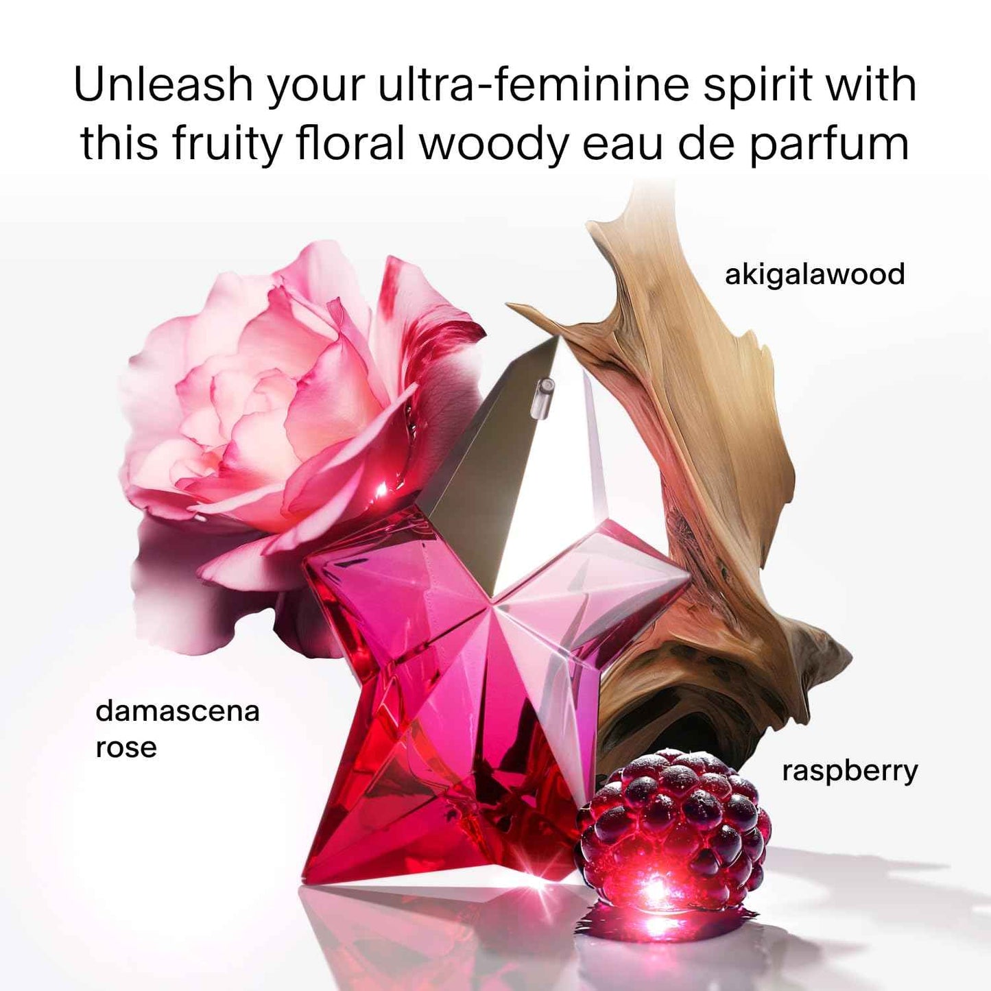 Mugler Angel Nova - Eau de Parfum - Women's Perfume - Floral & Fruity - With Bergamot, Rose, and Cedarwood - Long Lasting Fragrance - 1.0 Fl Oz