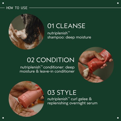 Aveda Nutriplenish Deep Moisture Shampoo & Conditioner Duo | for Dry to Very Dry Hair | Organic Pomegranate Oil, Coconut Oil, Mango Butter | 8.5 Fl Oz