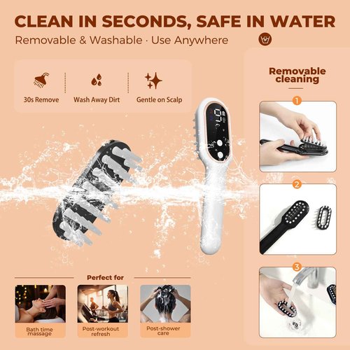 Laser Therapy Hair Growth Comb,Red Light Therapy for Hair Growth Device Electric Scalp Massager, Promote Hair Regrowth in Women and Men Hair Loss,Alopecia Homeusing